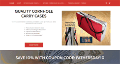 Desktop Screenshot of cornholecarrycases.com